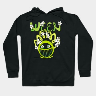 Green Ween Flower Boognish Hoodie